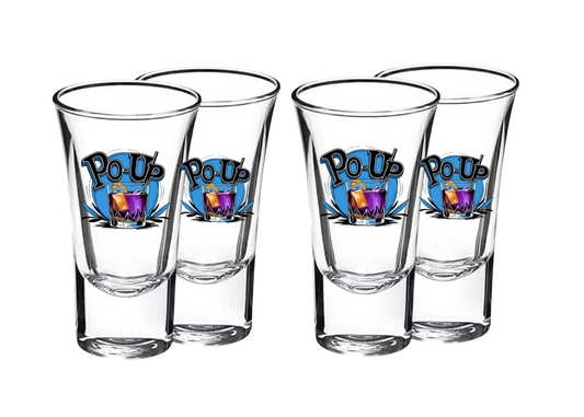 PO-UP Shot Glasses (x4)